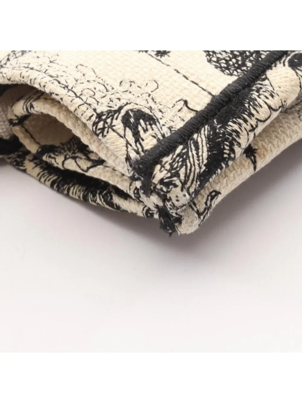 Dior Tote Bag Book Toile de Jouy Ivory Black Canvas